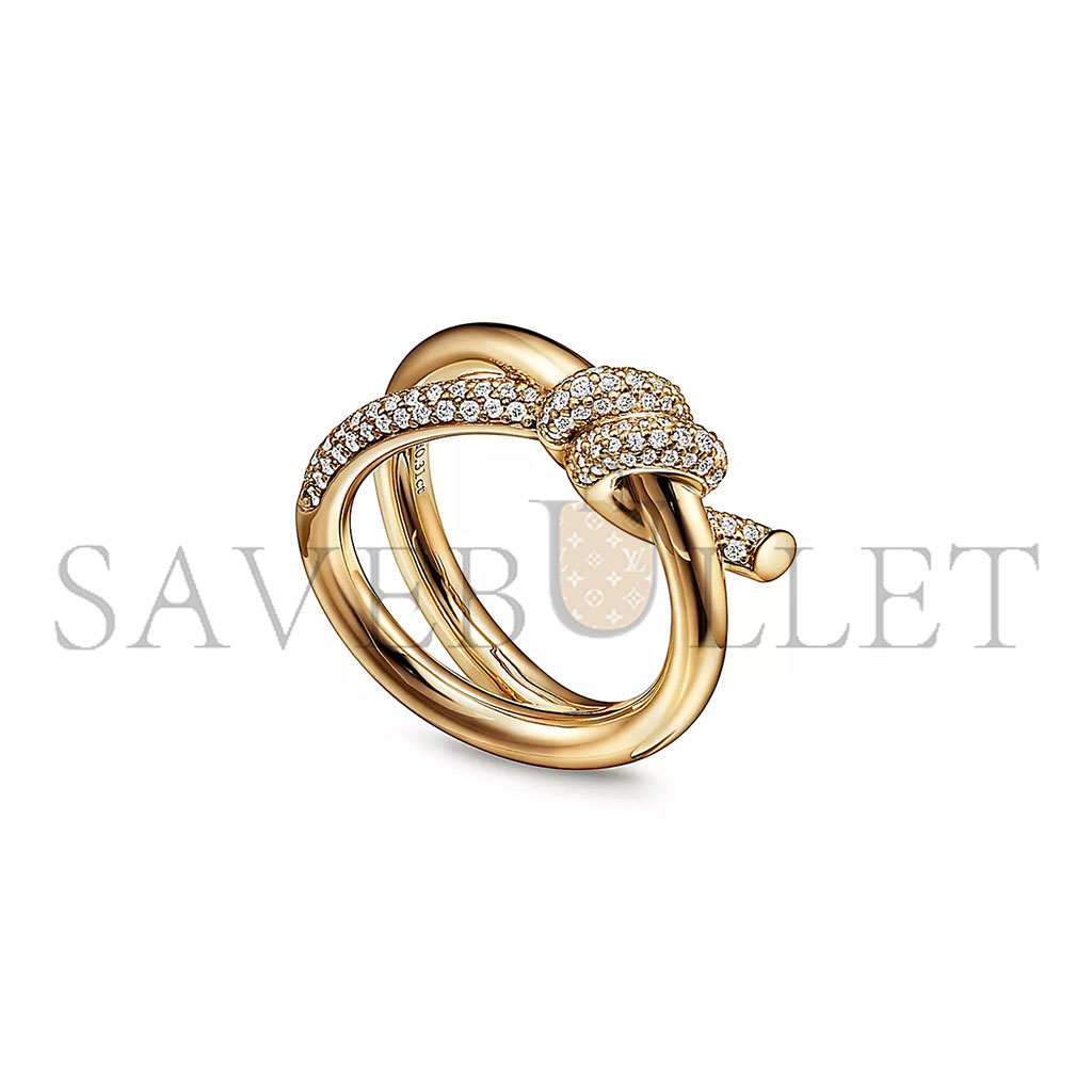 TIFFANY KNOT DOUBLE ROW RING 69346626